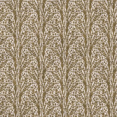 Sepia nötr botanik yaprak dikişsiz keten deseni. Yastık fırlatmak ve mobilya yapmak için organik doğal ton yeşilliği tasarımı. Modern bej kahverengi nötr ev dekorasyonu tekstil kumaşı.