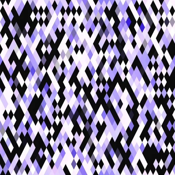 小さな紫色の幾何学的モザイクピクセルダイヤモンドシームレスパターン。モダンな正方形の形のタイルのトレンドテクスチャ。2022年のグリッド背景の色。高品質のJPG｜raster swatch. — ストック写真
