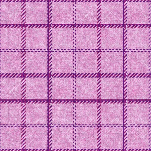 Textura a cuadros tejida rosa brillante del verano. Tela de tela a cuadros de estilo femenino sin costuras. Rústico clásico a cuadros efecto material azulejo repetición. —  Fotos de Stock