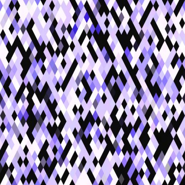Küçük mor geometrik mozaik piksel elmas dikişsiz desen. Modern kare şekilli fayans dokusu. 2022 şebeke arka planının rengi. Yüksek kaliteli jpg raster örneği.