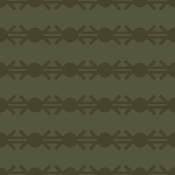 Vintage moss green geometric seamless pattern. Two tone jungle camouflage for military wallpaper and khaki all over print. — Stock Photo, Image