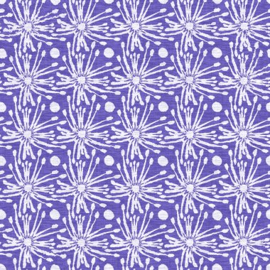 Mor botanik yılın kusursuz desenli dokusu. Ton keten dokusunda renkli bir ton. Çiçek yapraklı kumaş efekt arka planı. Yüksek kalite JPG Raster fayansları.