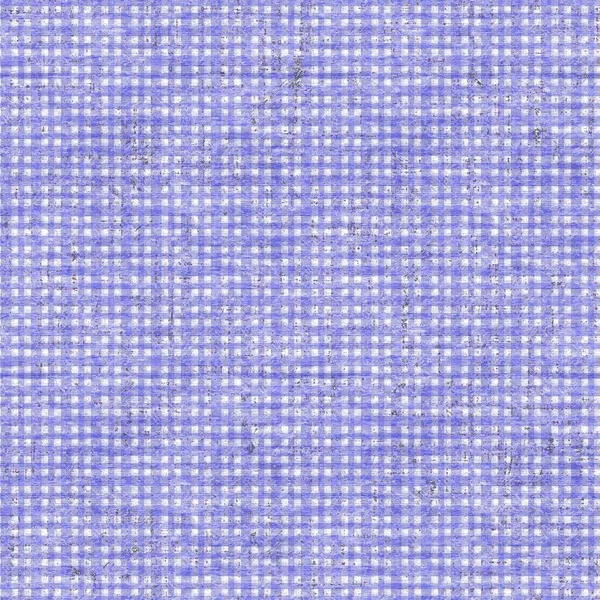 Peri purple plaid tartan color of the year seamless pattern texture. Tonal grunge check trendy textured background. Soft blue white washed out textile effect material. Grunge jpg raster tile. — Stock Photo, Image