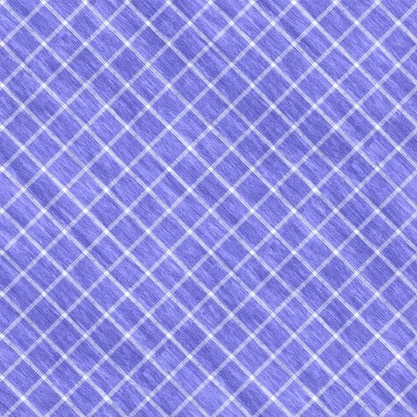Peri mor köşegen renginde, yılın kusursuz desen dokusu. Tonal gingham, grunge check moda doku geçmişi. Yumuşak mavi yıkama tekstil efekti..