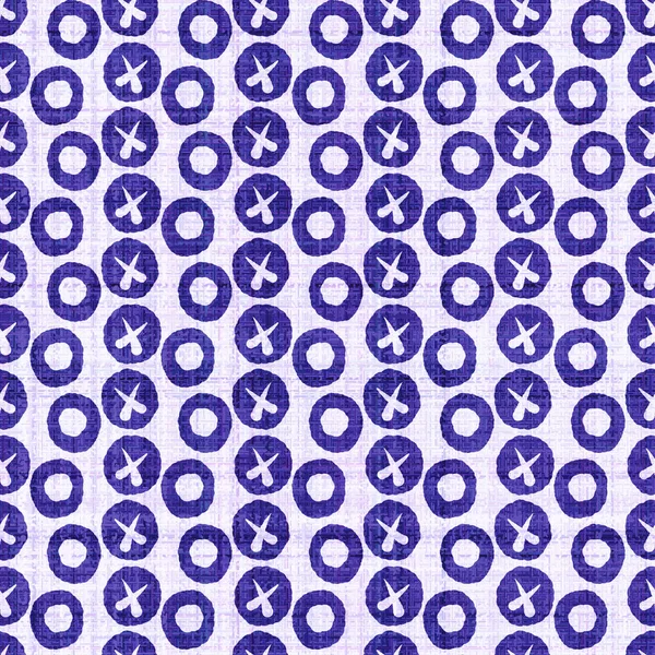Purple dotted very peri color of the year seamless pattern texture. Colorful circle trend tone on tone texture linen shape fabric effect background. High quality spotty JPG raster swatch. — Stock Photo, Image