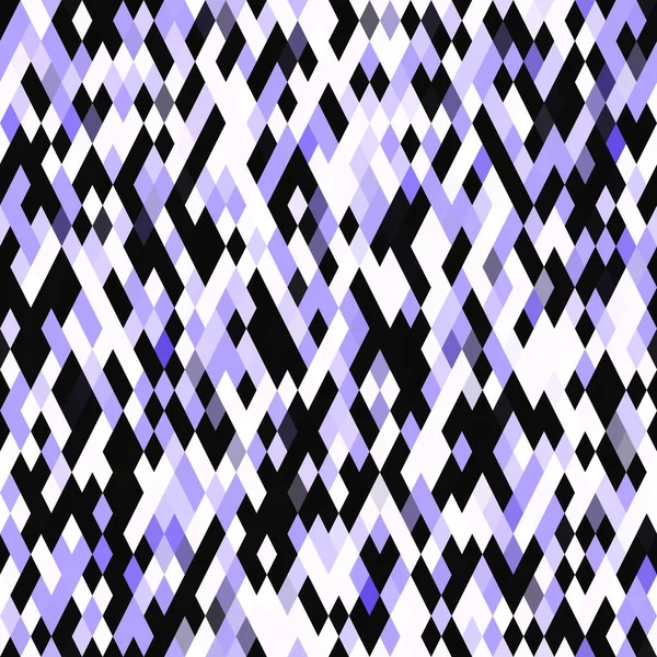 Tiny purple geometric mosaic pixel diamond seamless pattern. Modern square shape tile trend texture. Color of the year 2022 grid background. High quality jpg raster swatch. — Stock Photo, Image