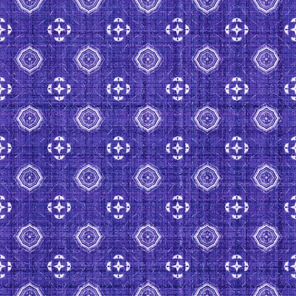 Purple geometric very peri color of the year seamless pattern texture. Colorful trend tone on tone texture linen shape fabric effect background. High quality JPG raster swatch. — Stock Photo, Image