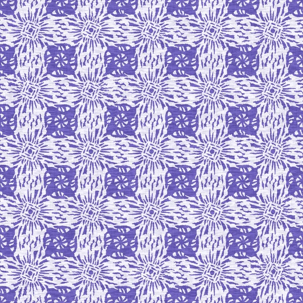 Púrpura geométrica muy peri color del año textura patrón sin costuras. Colorido tono de tendencia en tono textura lino forma tela efecto fondo. Alta calidad JPG raster swatch. —  Fotos de Stock