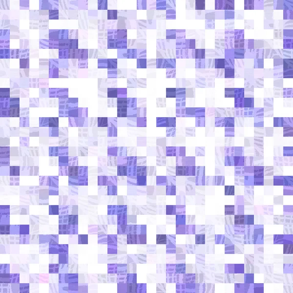 Küçük mor geometrik mozaik piksel ızgarası dikişsiz desen. Modern kare şekilli fayans dokusu. 2022 şebeke arka planının rengi. Yüksek kaliteli jpg raster örneği. — Stok fotoğraf