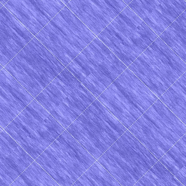 Peri lila diagonale Schottenfarbe des Jahres nahtlose Mustertextur. Tonal gingham, Grunge-Karo trendy Textur Hintergrund. Weiches blau weißes Waschen Textil-Effekt-Material Fliesen Uhr. — Stockfoto