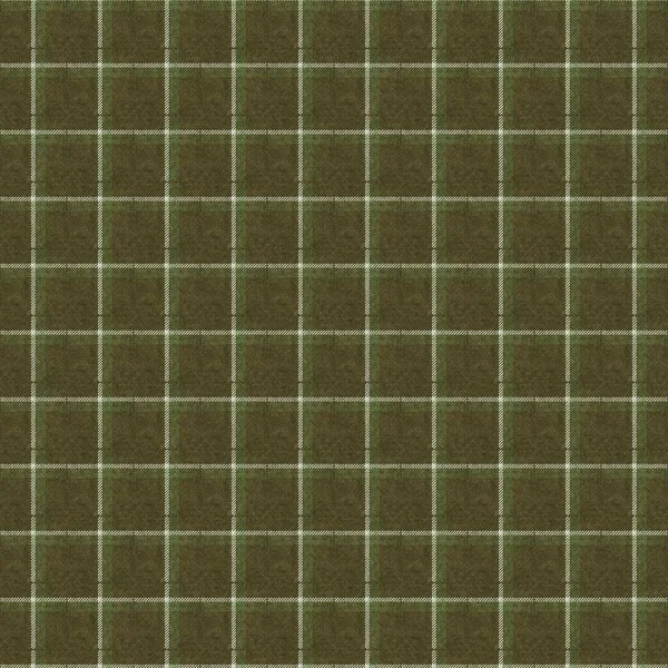 Silencioso verde inverno tecido textura xadrez. Pano de tecido xadrez estilo escocês sem costura. Rústico clássico checkered telha efeito material repetição. — Fotografia de Stock