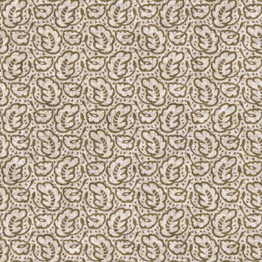 Sepia nötr botanik yaprak dikişsiz keten deseni. Yastık fırlatmak ve mobilya yapmak için organik doğal ton yeşilliği tasarımı. Modern bej kahverengi nötr ev dekorasyonu tekstil kumaşı.