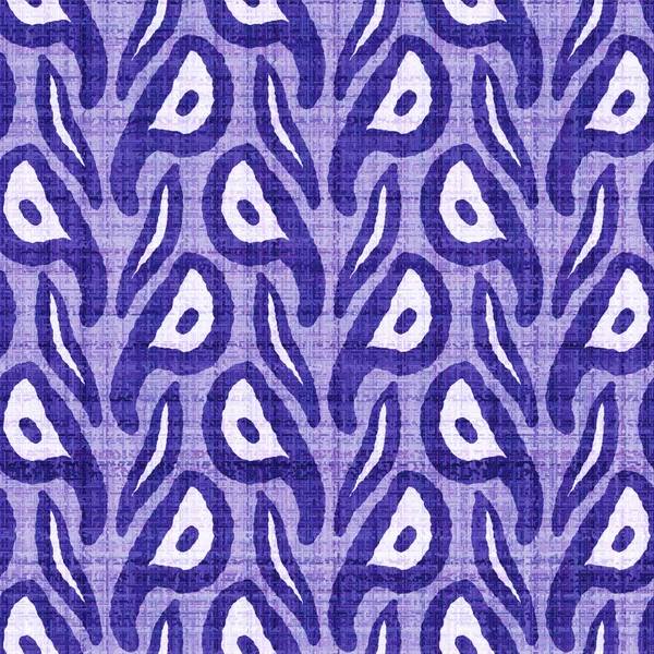 Purple botánico muy peri color del año textura patrón sin costuras. Colorido tono de tendencia en la textura de lino tono. Follaje floral tela efecto fondo. Azulejo de alta calidad JPG Raster. —  Fotos de Stock