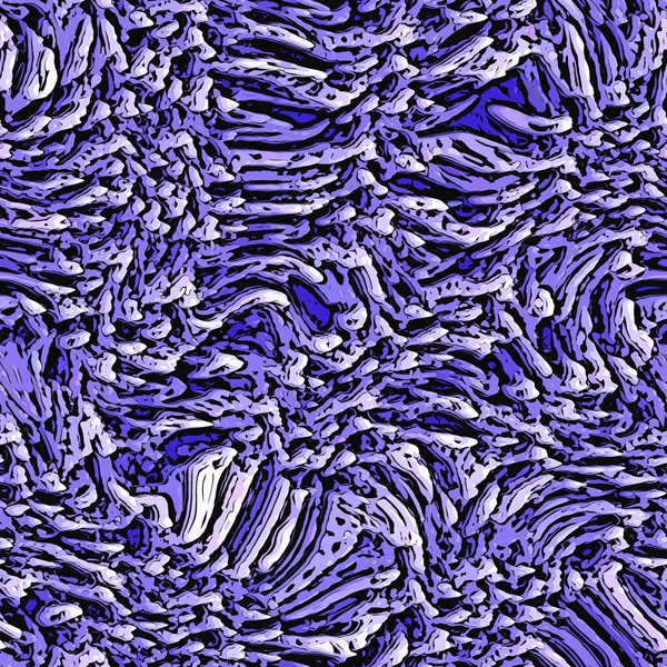 Purple camo swirl very peri color of the year seamless pattern texture. Colorful trend tone on tone linen texture. Camouflage fabric effect background. High quality JPG raster tile. — Fotografia de Stock