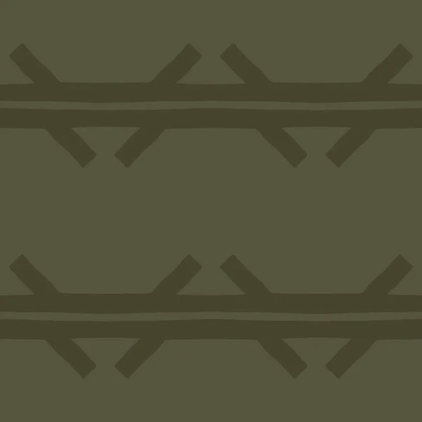 Vintage mos groen geometrisch naadloos patroon. Twee kleuren jungle camouflage voor militair behang en kaki overal print. — Stockfoto