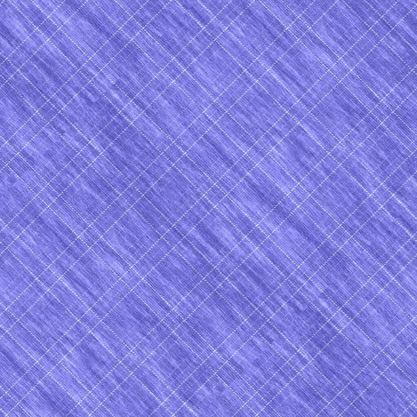 Peri tartán diagonal púrpura color del año textura patrón sin costuras. Gingham tonal, grunge comprobar fondo de textura de moda. Suave azul blanco lavado textil efecto azulejos reloj. —  Fotos de Stock