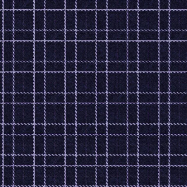 Lila färg vävd tartan konsistens bakgrund. Sömlös gotisk maskulin hipster tartan tygduk. Retro vintage pyjama kontrolleras textil effekt upprepa kakel. — Stockfoto