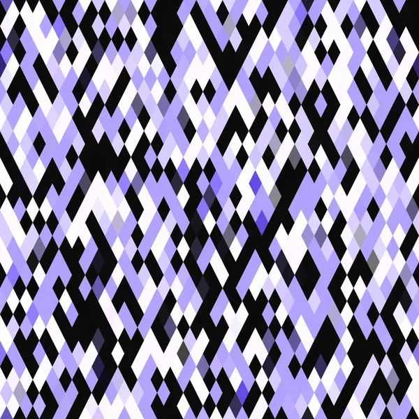 Apró lila geometrikus mozaik pixel gyémánt zökkenőmentes minta. Modern négyzet alakú csempe trend textúra. Szín az év 2022 rács háttér. Kiváló minőségű jpg raszter swatch. — Stock Fotó