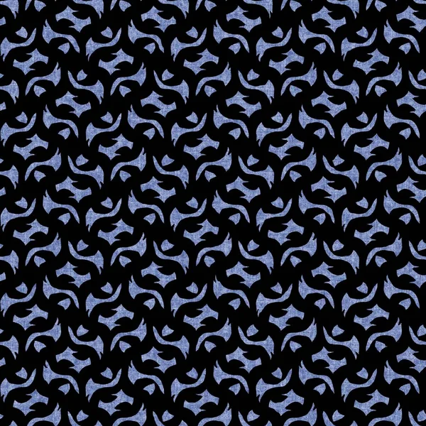 Denim στυλ γεωμετρικό καμβά αποτέλεσμα απρόσκοπτη υφή υλικό. Ανδρικό τζιν μπλε στυλ βαμμένο μοτίβο. Faded indigo αφηρημένο τυπωμένο δείγμα πλακιδίων σχεδιασμού. — Φωτογραφία Αρχείου