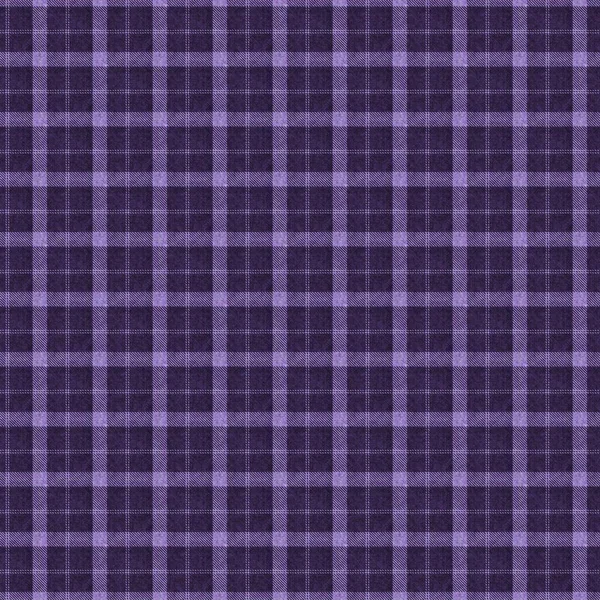 紫色の織りタータンの質感の背景 シームレスゴシック男性スタイルヒップスタータータン生地 レトロヴィンテージPyjamaチェック繊維効果繰り返しタイル — ストック写真