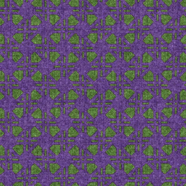 Modèle imprimé vert de style rétro 1960 en répétition transparente. Moss forêt vintage du milieu du siècle ton sur ton pour une couverture d'ameublement douce. Nature géométrique masculin design. — Photo
