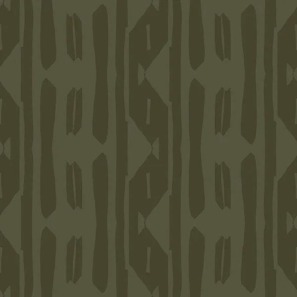 Vintage moss green geometric seamless pattern. Two tone jungle camouflage for military wallpaper and khaki all over print. — Stock Photo, Image