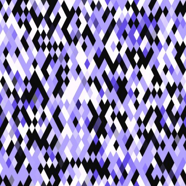 Küçük mor geometrik mozaik piksel elmas dikişsiz desen. Modern kare şekilli fayans dokusu. 2022 şebeke arka planının rengi. Yüksek kaliteli jpg raster örneği.