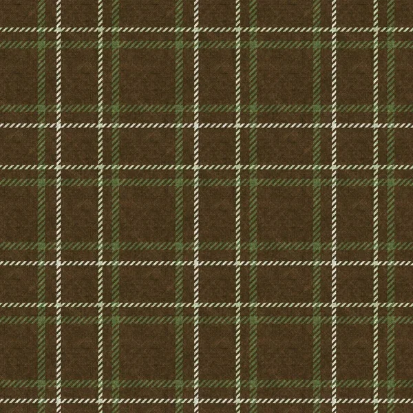 Tekstur hijau dihaluskan pada musim dingin. Seamless woolen scottish gaya kain kotak-kotak. Efek material pemeriksaan klasik berkarat Ubin pengulangan. — Stok Foto