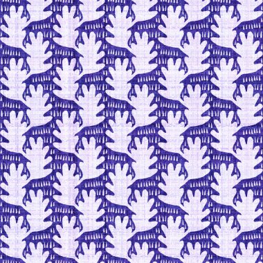 Mor botanik yılın kusursuz desenli dokusu. Ton keten dokusunda renkli bir ton. Çiçek yapraklı kumaş efekt arka planı. Yüksek kalite JPG Raster fayansları.