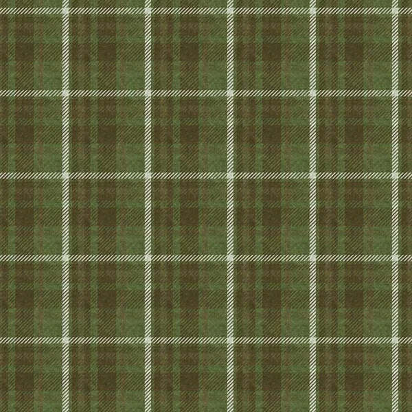 Gjuten grön vinter vävt rutig konsistens. Sömlös ull skotsk stil rutig tygduk. Rustik klassisk rutig materialeffekt upprepa kakel. — Stockfoto