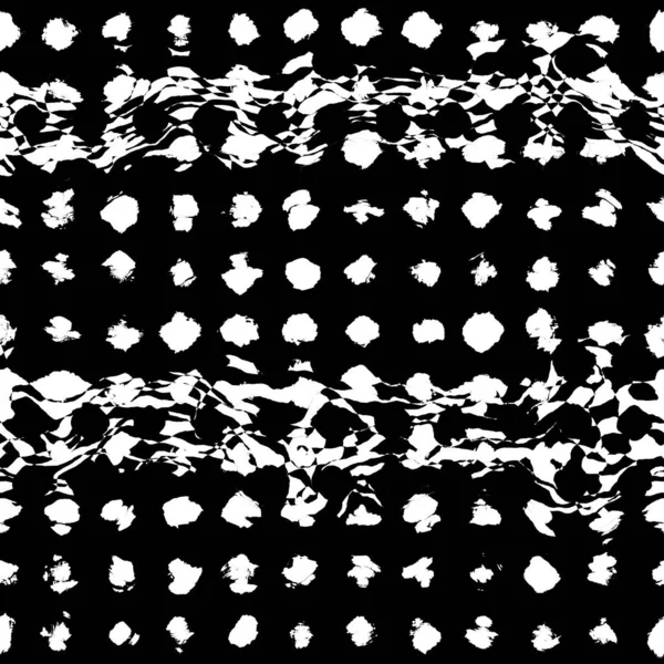 Kruh tečka monochromatické bezešvé rastrové vzor. Minimalistické polka černobílé pozadí. Sofistikované pozadí. — Stock fotografie
