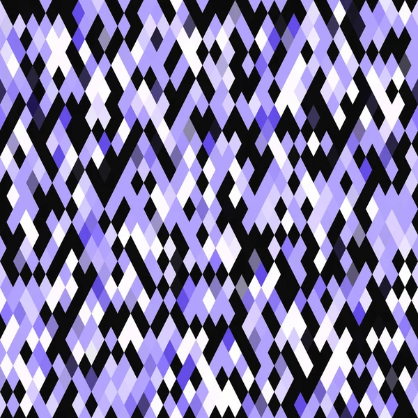 Tiny purple geometric mosaic pixel diamond seamless pattern. Modern square shape tile trend texture. Color of the year 2022 grid background. High quality jpg raster swatch. — Stock Photo, Image