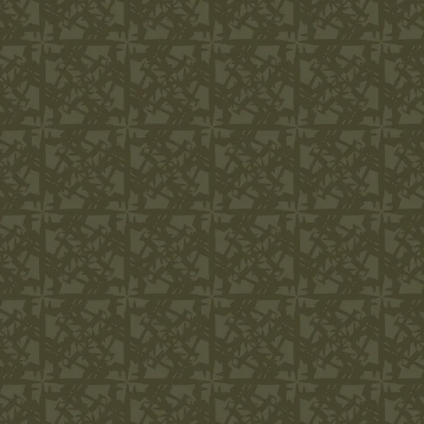 Vintage musgo verde padrão geométrico sem costura. Camuflagem de selva de dois tons para papel de parede militar e cáqui por toda a impressão. — Fotografia de Stock
