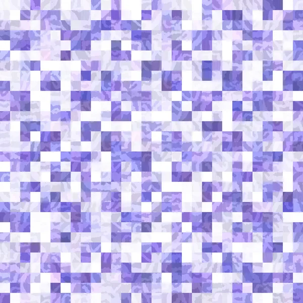Patrón sin costura diminuto mosaico geométrico púrpura rejilla de píxeles. Moderna forma cuadrada azulejo textura tendencia. Color del año 2022 fondo de rejilla. Alta calidad jpg raster swatch. —  Fotos de Stock