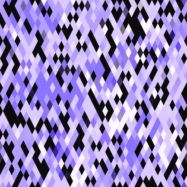 Pequeno padrão sem costura roxo mosaico geométrico pixel diamante. Moderna forma quadrada textura tendência telha. Cor do ano 2022 fundo grade. alta qualidade jpg raster swatch. — Fotografia de Stock