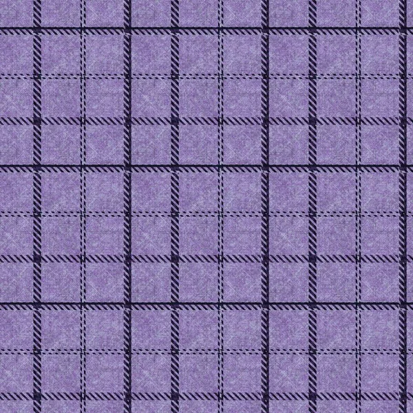 Paarse kleur geweven tartan textuur achtergrond. Naadloze gotische mannelijke stijl hipster tartan stof doek. Retro vintage pyjama gecontroleerd textiel effect herhaling tegel. — Stockfoto