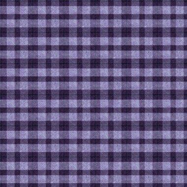 Mor renkli örülmüş tartan dokusu arka planı. Kusursuz gotik erkeksi hippi kumaş kumaşı. Retro vintage pijama kontrol edildi tekstil etkisi tekrarlanan fayans. 