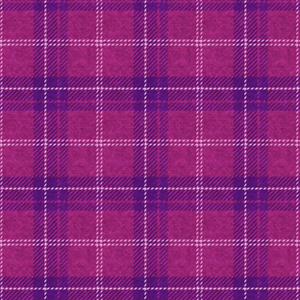 Verão rosa brilhante tecido textura xadrez. Pano de tecido xadrez estilo feminino sem costura lã. Rústico clássico checkered telha efeito material repetição. — Fotografia de Stock