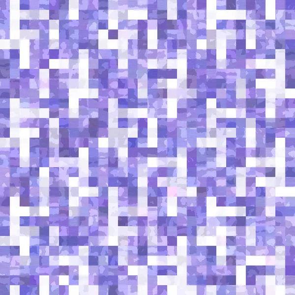 小さな紫色の幾何学的モザイクピクセルグリッドシームレスパターン モダンな正方形の形のタイルのトレンドテクスチャ 2022年のグリッド背景の色 高品質のJpg Raster Swatch — ストック写真