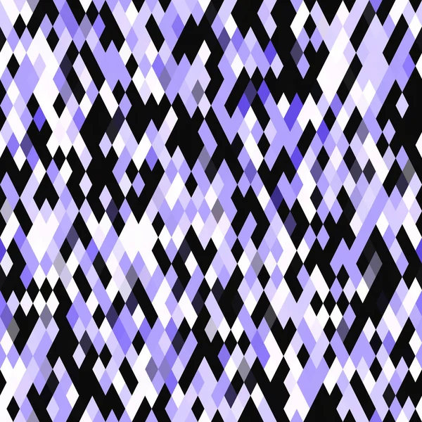 Pequeno padrão sem costura roxo mosaico geométrico pixel diamante. Moderna forma quadrada textura tendência telha. Cor do ano 2022 fundo grade. alta qualidade jpg raster swatch. — Fotografia de Stock