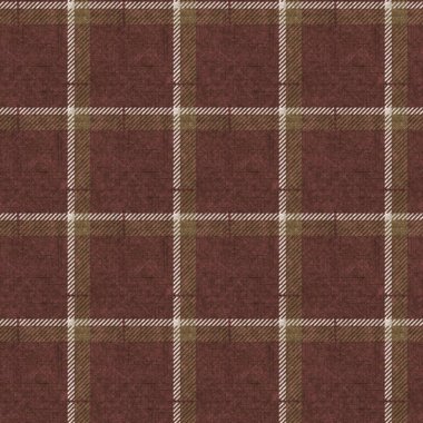Sepya kahverengi, nötr, ekose kumaş arka plan. Kusursuz eski moda ekose kumaş kumaş. Kırsal klasik damalı tekstil etkisi yineleniyor. 