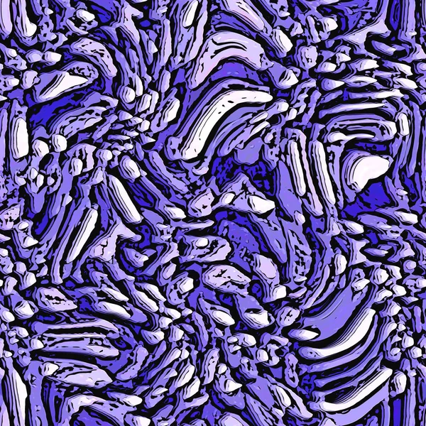 Purple camo swirl very peri color of the year seamless pattern texture. Colorful trend tone on tone linen texture. Camouflage fabric effect background. High quality JPG raster tile. — Stock Photo, Image