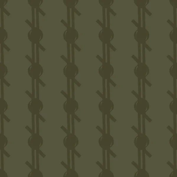 Vintage moss green geometric seamless pattern. Two tone jungle camouflage for military wallpaper and khaki all over print. — Stock Photo, Image