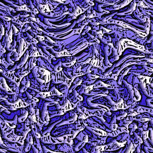 Purple camo swirl very peri color of the year seamless pattern texture. Colorful trend tone on tone linen texture. Camouflage fabric effect background. High quality JPG raster tile. — Fotografia de Stock