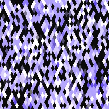 Küçük mor geometrik mozaik piksel elmas dikişsiz desen. Modern kare şekilli fayans dokusu. 2022 şebeke arka planının rengi. Yüksek kaliteli jpg raster örneği.
