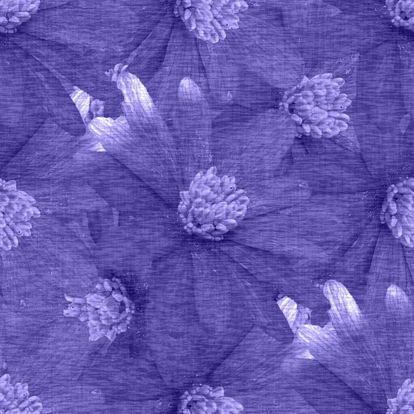 Nahtlose, sehr peri Blumenfotocollage wiederholen. Feminine hübsche Lavendelfarbe des Jahres für Mode auf der ganzen Welt. Frühling Garten Tapete. — Stockfoto