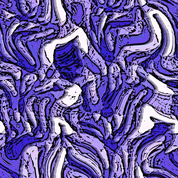 Paarse camo swirl zeer peri kleur van het jaar naadloze patroon textuur. Kleurrijke trend Toon op toon linnen textuur. Camouflage stof effect achtergrond. Hoge kwaliteit JPG rastertegel. — Stockfoto