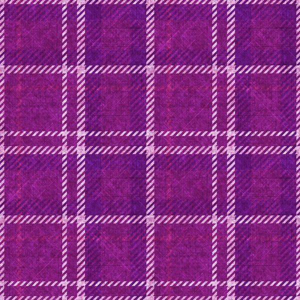 鮮やかなピンクの夏の織りのテクスチャを果たした。シームレスウールフェミニンなスタイルは、生地を再生しました。素朴な古典的なチェッカー材料効果繰り返しタイル. — ストック写真