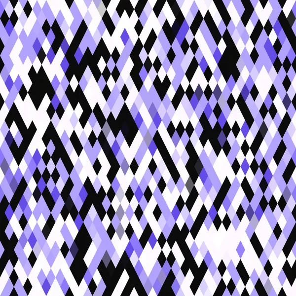 Pequeno padrão sem costura roxo mosaico geométrico pixel diamante. Moderna forma quadrada textura tendência telha. Cor do ano 2022 fundo grade. alta qualidade jpg raster swatch. — Fotografia de Stock