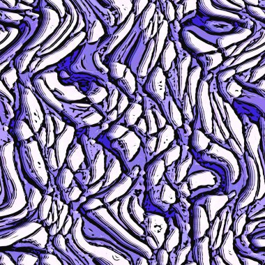 Mor kamuflaj kıvrımları, yılın kusursuz desen dokusu. Ton keten dokusunda renkli bir ton. Kamuflaj kumaş efekti arka planı. Yüksek kalite JPG döşemesi.